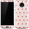 Pink and Red Hearts Moto G6 Skin