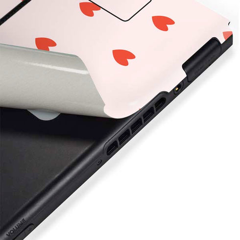 Pink and Red Hearts Nintendo Switch Bundle Skin