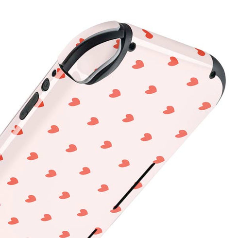Pink and Red Hearts Nintendo Switch Lite Skin