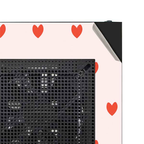Pink and Red Hearts NZXT H510 Compact ATX Mid-Tower Case Skin