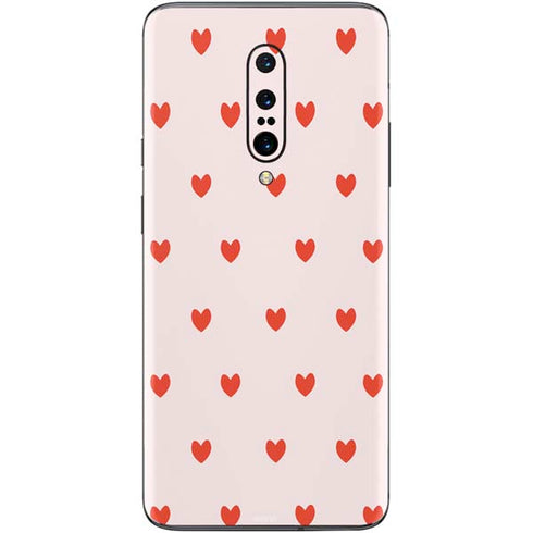 Pink and Red Hearts OnePlus 7 Pro Skin