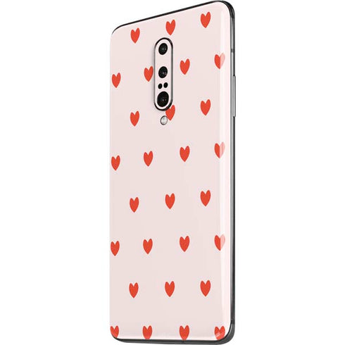 Pink and Red Hearts OnePlus 7 Pro Skin