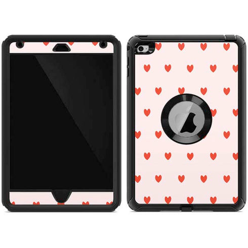 Pink and Red Hearts Otterbox Defender iPad Skin