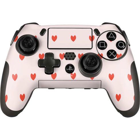 Pink and Red Hearts PlayStation Scuf Vantage 2 Controller Skin