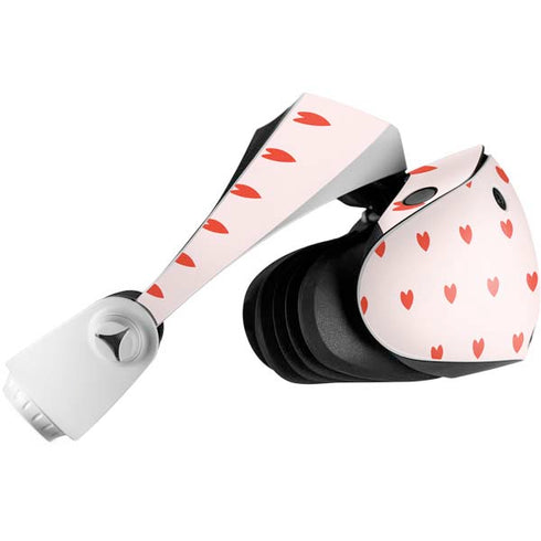 Pink and Red Hearts PlayStation VR2 Skin