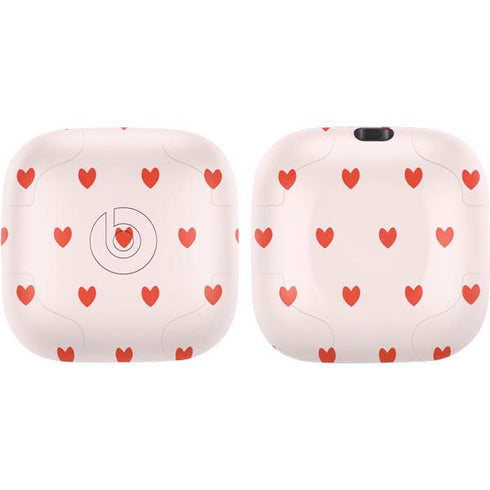 Pink and Red Hearts PowerBeats Pro Skin