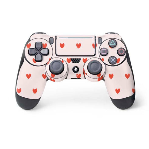 Pink and Red Hearts PS4 Pro/Slim Controller Skin