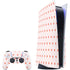 Pink and Red Hearts PS5 Bundle Skin
