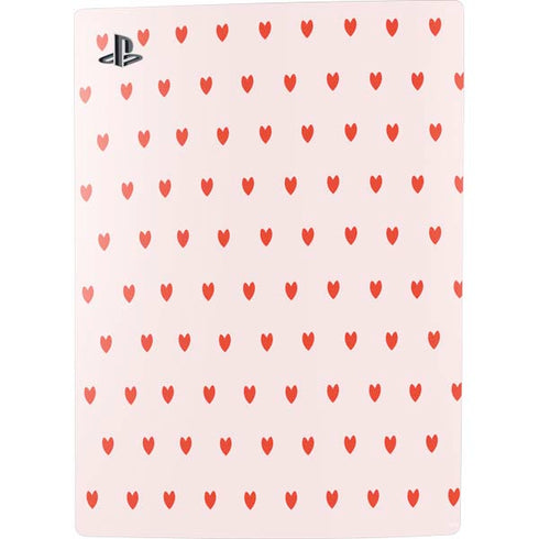 Pink and Red Hearts PS5 Bundle Skin