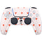 Pink and Red Hearts PS5 Controller Skin