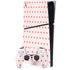 Pink and Red Hearts PS5 Slim Digital Edition Console Skin