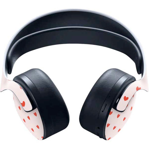 Pink and Red Hearts PULSE 3D Wireless Headset for PS5 Skin