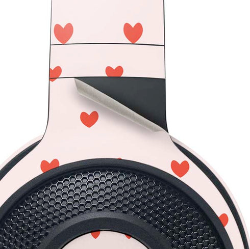 Pink and Red Hearts Razer Kraken X Skin
