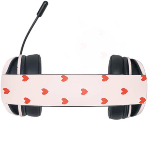 Pink and Red Hearts Razer Kraken X Skin