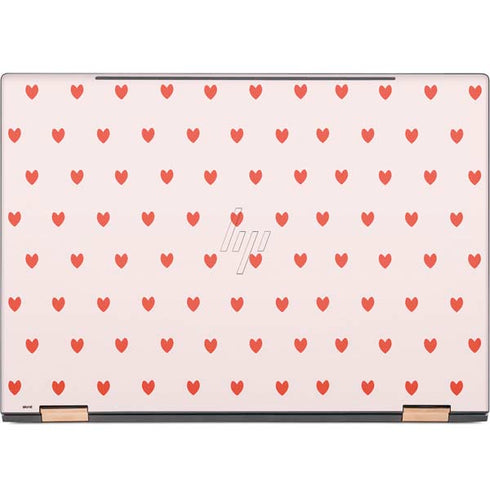 Pink and Red Hearts HP Spectre Skin