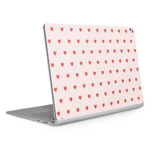 Pink and Red Hearts Surface Book 2 15in Skin