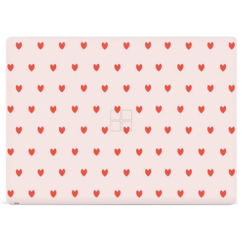 Pink and Red Hearts Surface Laptop 2 Skin