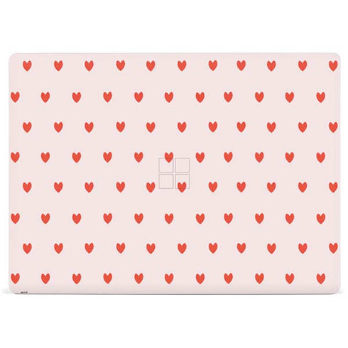 Pink and Red Hearts Surface Laptop 3 13.5in Skin