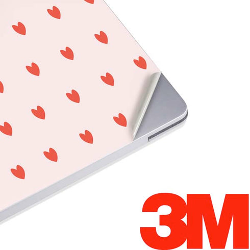 Pink and Red Hearts Surface Laptop 3 13.5in Skin