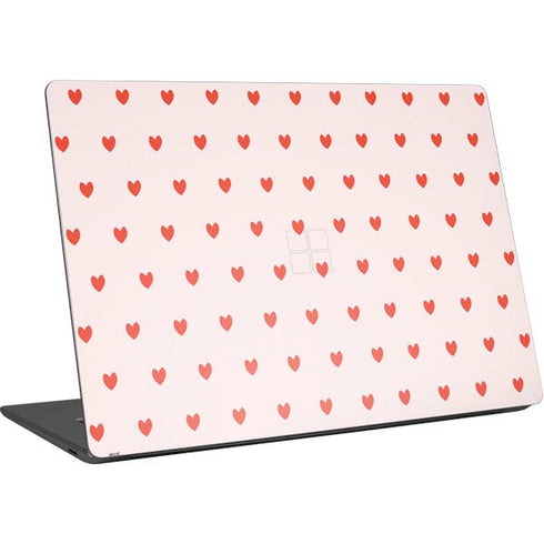 Pink and Red Hearts Surface Laptop 4 15in Skin
