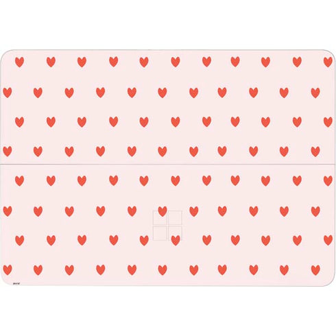 Pink and Red Hearts Surface Laptop Studio Skin