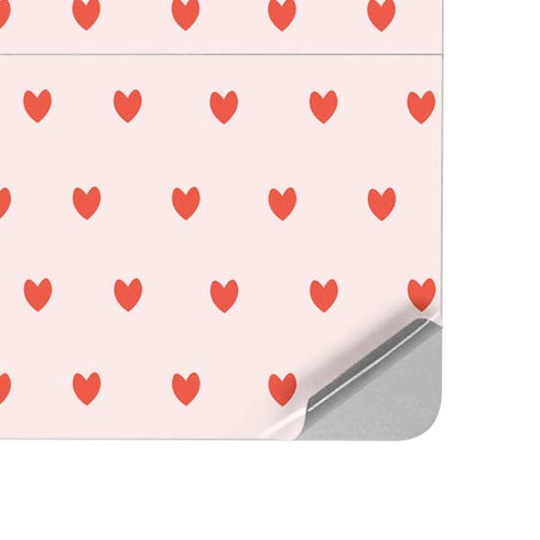 Pink and Red Hearts Surface Laptop Studio Skin