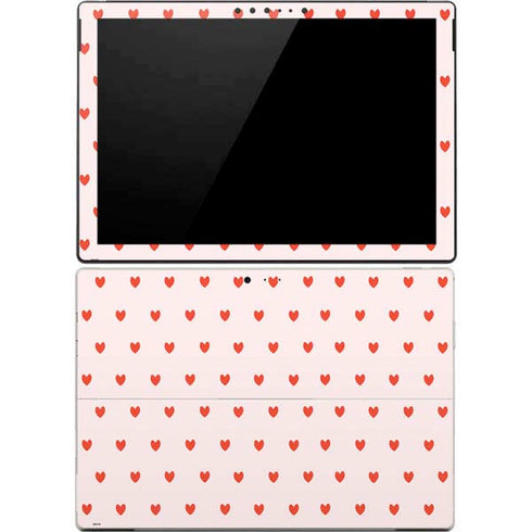 Pink and Red Hearts Surface Pro 4 Skin