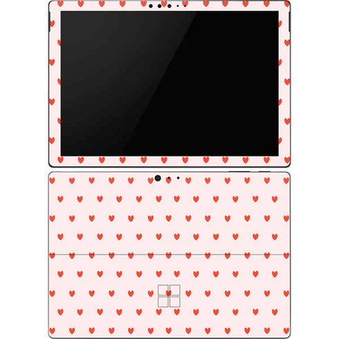 Pink and Red Hearts Surface Pro 6 Skin