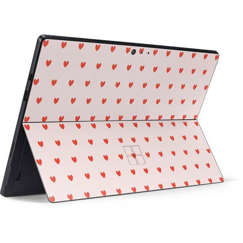 Pink and Red Hearts Surface Pro 6 Skin