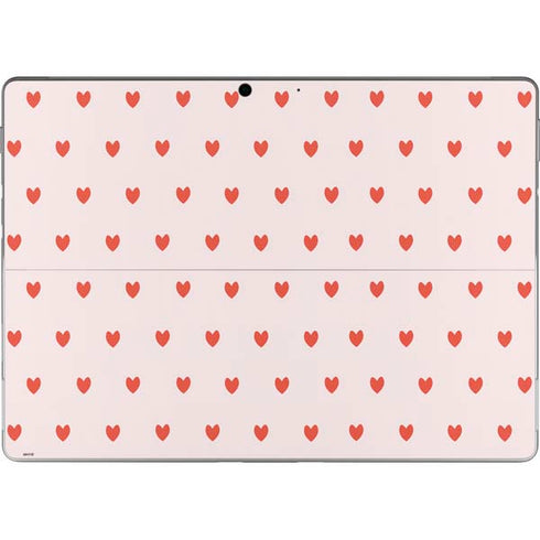 Pink and Red Hearts Surface Pro 8 Skin