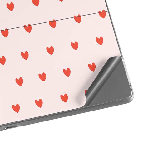 Pink and Red Hearts Surface Pro 8 Skin