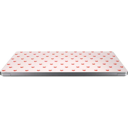 Pink and Red Hearts Universal Laptop 12in (9.8 x 6.8in) Skin