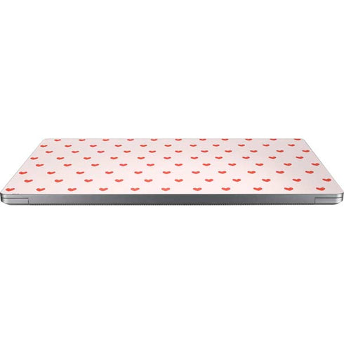 Pink and Red Hearts Universal Laptop 16.6in (13.4 x 9.7in) Skin
