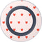 Pink and Red Hearts Wireless Charger Skin