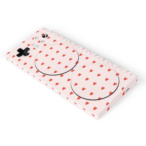 Pink and Red Hearts Xbox Adaptive Controller Skin