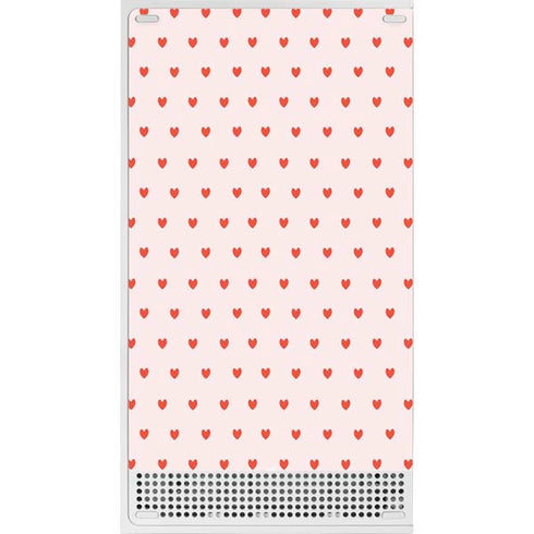 Pink and Red Hearts Xbox Series S Bundle Skin