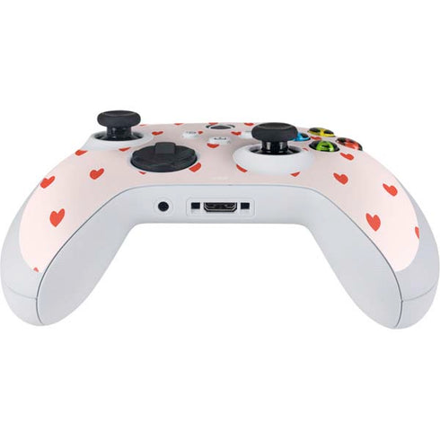 Pink and Red Hearts Xbox Series S Controller Skin