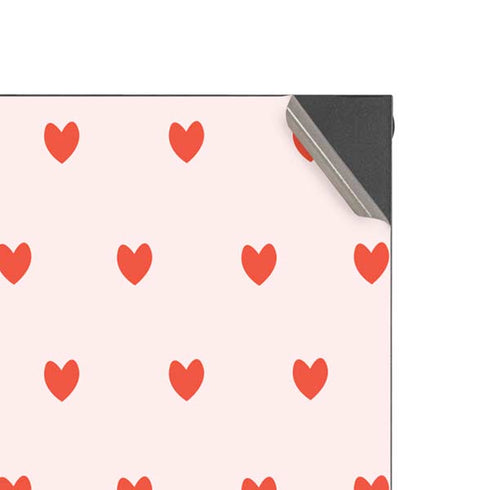 Pink and Red Hearts Xbox Series X Console Skin