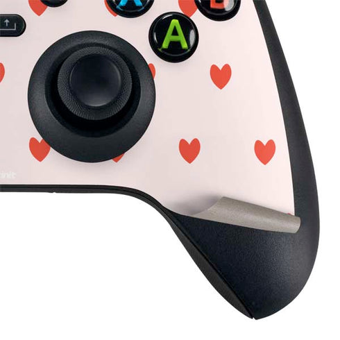 Pink and Red Hearts Xbox Series X Controller Skin