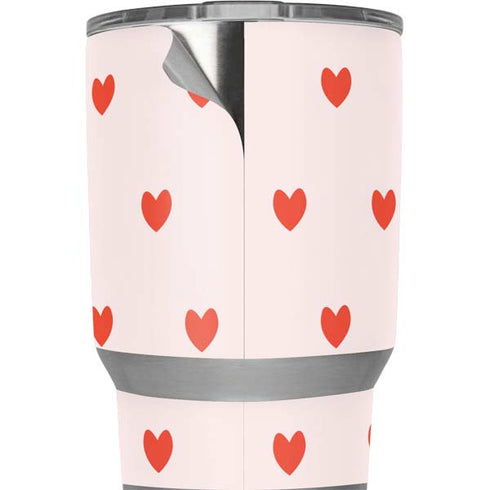 Pink and Red Hearts Yeti 20oz Tumbler Skin