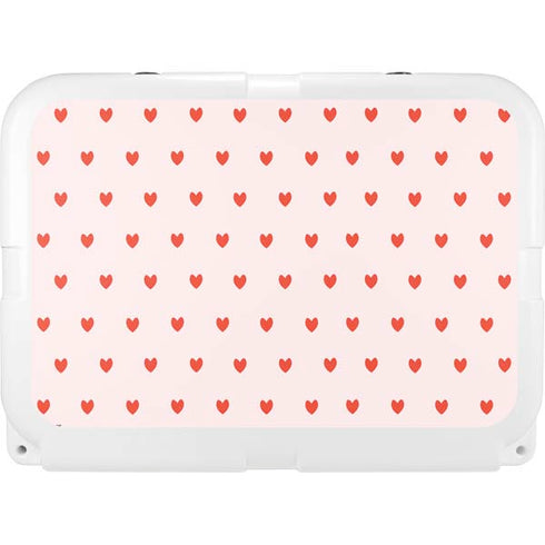 Pink and Red Hearts YETI Tundra 35 Hard Cooler Skin