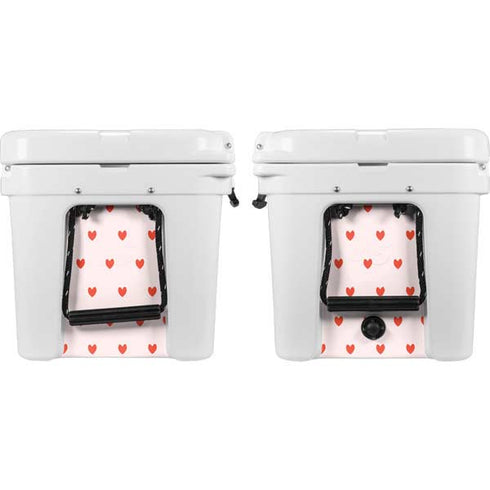 Pink and Red Hearts YETI Tundra 45 Hard Cooler Skin