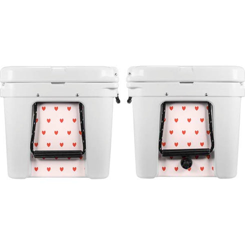 Pink and Red Hearts YETI Tundra 75 Hard Cooler Skin