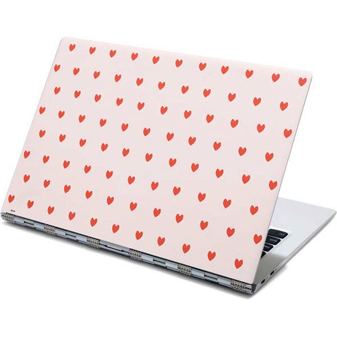 Pink and Red Hearts Yoga 910 2-in-1 14in Touch-Screen Skin
