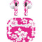Pink and White Apple AirPods (3rd Gen 2021) Skin