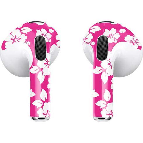Pink and White Apple AirPods (3rd Gen 2021) Skin