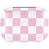 Pink and White Checkerboard Amazon Echo Buds Skin