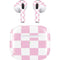 Pink and White Checkerboard Apple AirPods (3rd Gen 2021) Skin