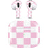 Pink and White Checkerboard Apple AirPods (3rd Gen 2021) Skin