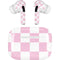 Pink and White Checkerboard Apple AirPods Pro Skin